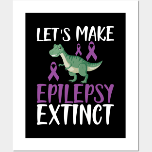 Epilepsy - Let's make epilepsy extinct w Posters and Art